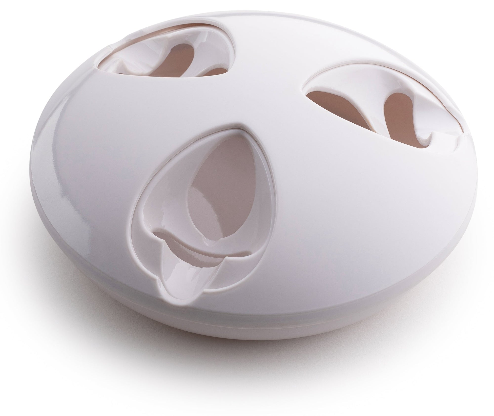 Ash-Stay Sealing Windproof Cigar Ashtray-Ashtrays-Cigar Essentials-White-Cigar Oasis