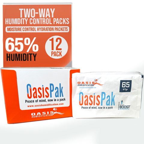 Oasis Pak - 67g - 65%-Humidor Accessories-Cigar Oasis-Box of 12-Cigar Oasis