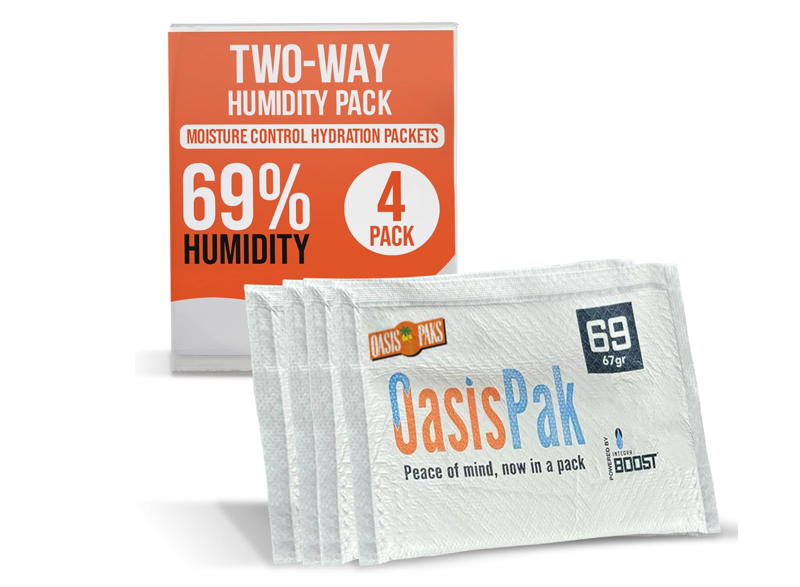 Oasis Pak - 67g - 69%-Humidor Accessories-Cigar Oasis-4 Pack-Cigar Oasis