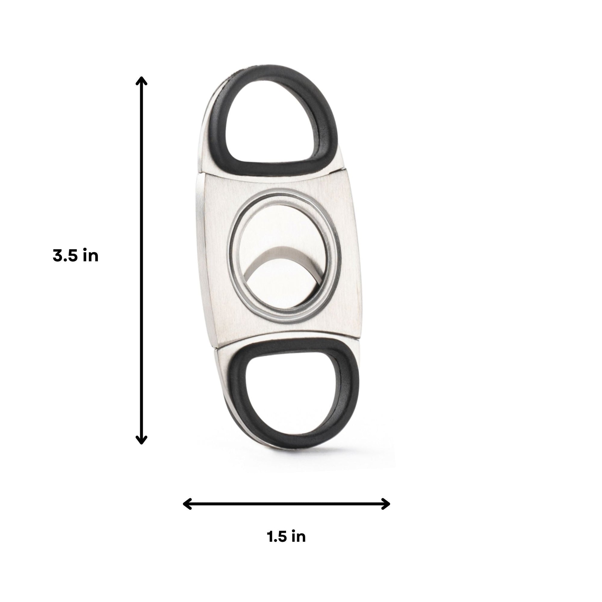 Classic Rubberized Metal Straight Cutter-Cigar Cutters & Punches-Cigar Essentials-Cigar Oasis